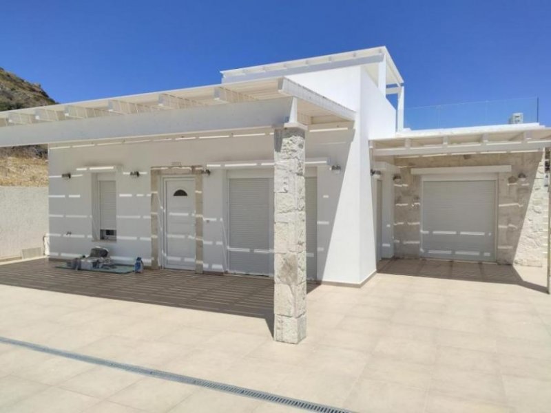 Makry Gialos MIT VIDEO! Kreta, Makry Gialos: Neubau - Bungalow mit Pool und Meerblick zu verkaufen Haus kaufen